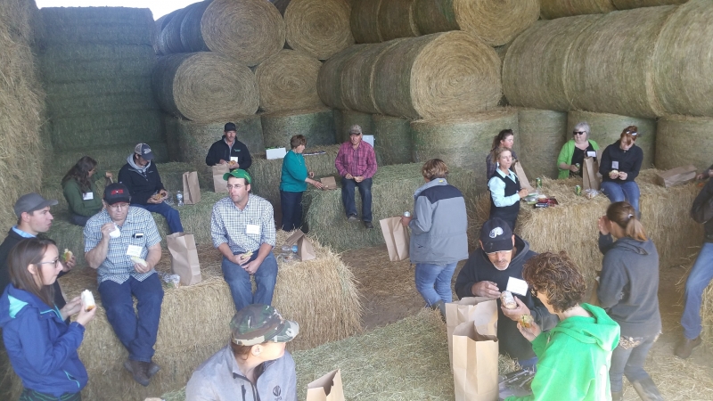 South Peace Grain hay barn 2016 forage crop tour